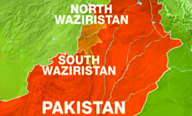 جنوبی وزیرستان لوئیر نقشہ