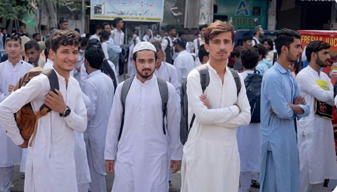 Students of Govt college Peshawer