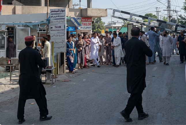 پشاور میں گارڈز کی طلبا پر ہوائی فائرنگ