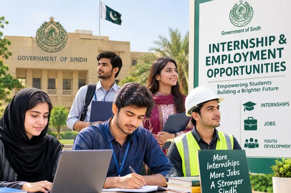 سندھ , طلبہ اور فارغ التحصیل نوجوانوں کے لیے انٹرن شپ اور روزگار کے مواقع بڑھانے کا فیصلہ