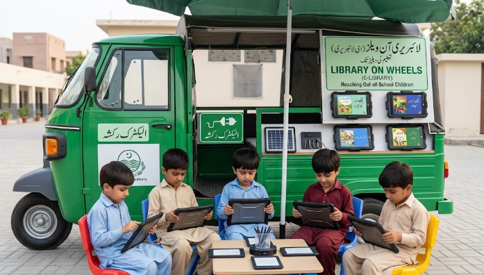 لاہور کی 5 تحصیلوں میں 55 موبائل ای-لائبریریاں متحرک کرنے کا فیصلہ